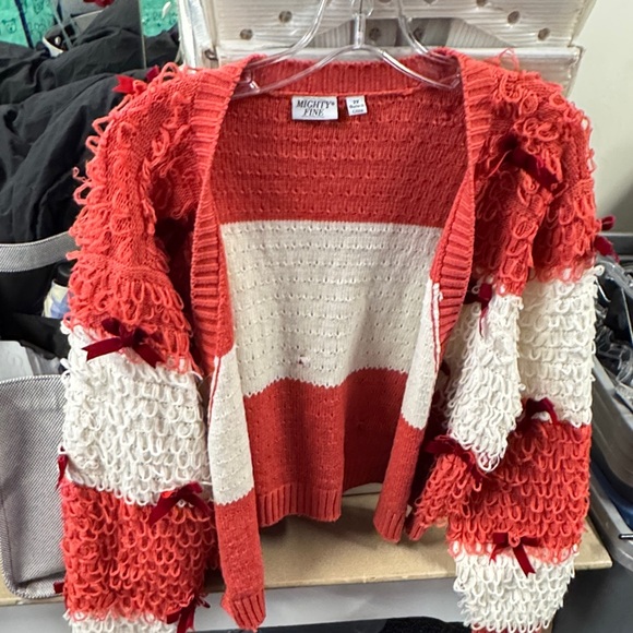 Mighty Fine Sweaters - Mighty fine bow cardigan 2X // 121201